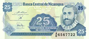 Note: 25 Centavos banknote with portrait of Francisco
