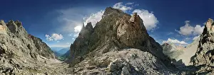 Ehrwald: 3600 mountain panorama on the Grunsteinscharte in
