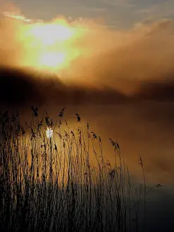 Stefan: 80180274 Sunrise - over lake Germany Stefan Meyers