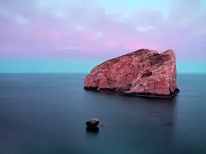 Sardinia: 80180297 Seascape Capo Gaccia, Sardinia, Italy