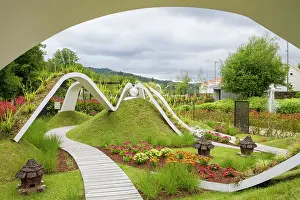 Galicia: 80180500 Ornamental Garden Allariz, Galicia, Spain