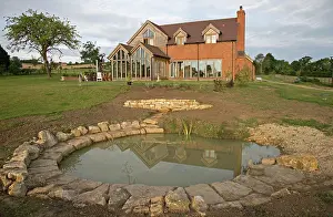 Colemans: 80183325 Colemans Hill Farm Ecobuild - with pond