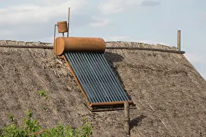 Panels: 80183331 Solar PV Panels - on roof of park entrance