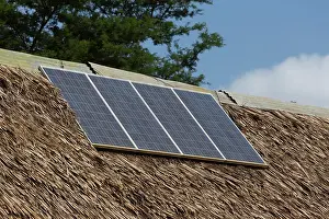 Panels: 80183332 Solar PV Panels - on roof of park entrance
