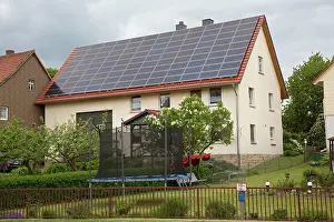 Photovoltaic: 80183352 Photovoltaic PV Solar Panels - on roof