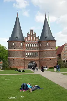 Gothic: 80183365 Holstentor Holsten Gothic City Gate - UNESCO