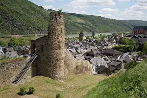 Palatinate: 80183368 Tower and Old Town Wall - ruins - Oberwesel