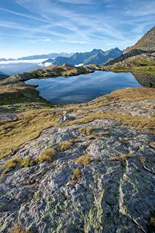 Adige: 80184010 Corvo Alpine Lake - (2464m) The Alps Stelvio