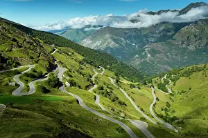 Ways: 80184074 The Road - up to Luz Ardiden Hautes Pyrenees