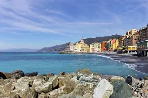 Seashore: 80184153 Beach Camogli, Liguria, Italy Agenzia