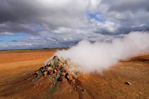 Warmth: 80184233 Geothermal Vent / Fumarole - steaming Hverarond