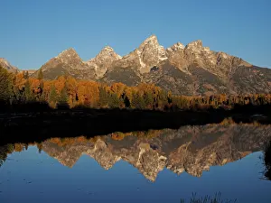 Schwabacher: 80184754 Grand Teton view at Schwabacher Landing