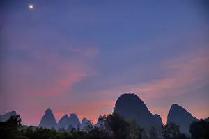 Karst: 80185308 Limestone Karst Formations at dawn with