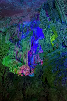 Caves: 80185328 Reed Flute Caves - lit by coloured lights