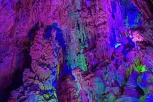 Flute: 80185330 Reed Flute Caves - lit by coloured lights