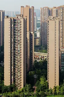 Blocks: 80185379 High Rise Apartment Blocks Chengdu City