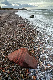 2014: 80185956 Granite Boulders and pebbled beach Baltic