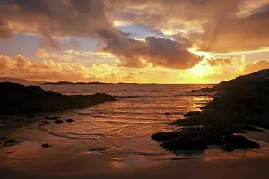 Guy Rogers: 80186196 Silver Strand beach sunset - April Barna