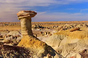 Badlands: 80187217 Hoodoos and Badlands - artfully sculpted