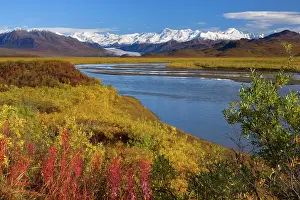 Highway: 80187227 Denali Highway - colourful autumn colours