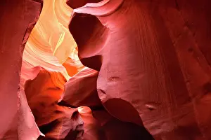 Walls: 80187261 Antelope Canyon - convoluted walls of this