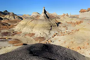 Clay: 80187336 Giant Hoodoos - whimsical eroded clay sculptures