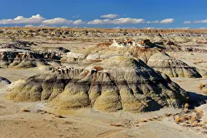 Clay: 80187338 Badlands - colourful eroded clay sculptures