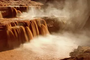 Raging: 80187628 Grand Falls - raging muddy falls of the