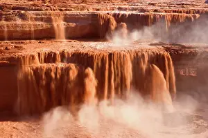Raging: 80187629 Grand Falls - raging muddy falls of the