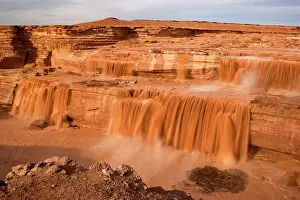 Raging: 80187630 Grand Falls - raging muddy falls of the
