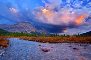 Mosquito: 80187825 Mosquito Creek - landscape with mountains