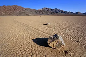Racetrack: 80187929 The Racetrack - dried-up lake bed with