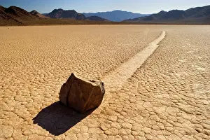 Racetrack: 80187930 The Racetrack - dried-up lake bed with