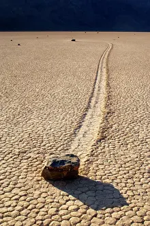 Racetrack: 80187931 The Racetrack - dried-up lake bed with