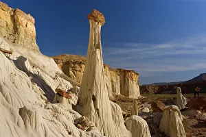 Hiker: 80188232 White Ghosts - hiker admiring beautiful