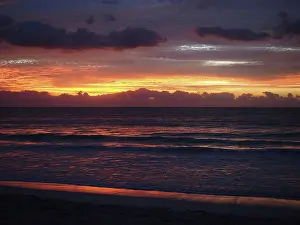 Stefan: 80189168 Sunset Caribbean Sea, Yukatan, Mexico Stefan