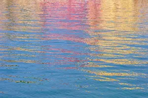 Crete: 80190113 Colours reflected in water Crete, Greece