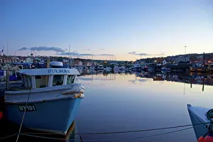 Whitby: 80190182 Whitby - harbour with boats and bridge