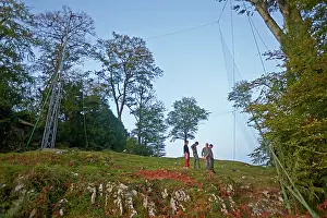 Nets: 80190198 Wood Pigeon Hunting - with nets Basque
