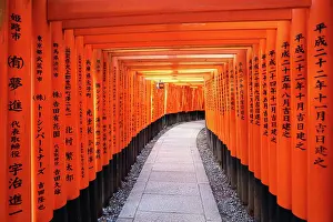Gates: 80191435 Senbon Torii, tunnels of red torii gates