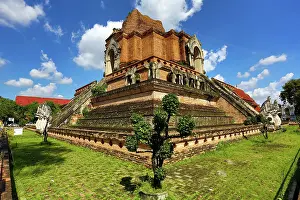 Chiang: 80191440 Wat Chedi Luang Temple in Chiang Mai, Thailand