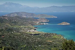 Crete: 80192177 North coast of East Crete - looking west