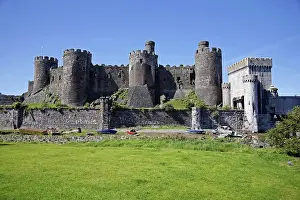 Conwy: 80194249 Conwy Castle Conwy, Wales, Britain Paul