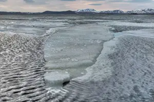 Crater: 80195560 Frozen Lake - with Hverfjall Crater in