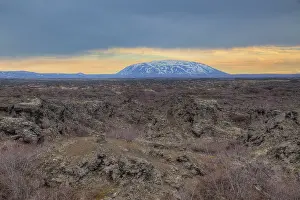Myvatn: 80195564 Dimmuborgir Lava Fields Lake Myvatn, Iceland