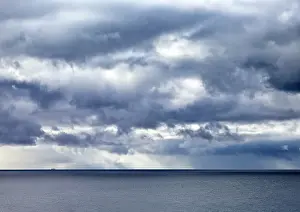 Jean-marc La Roque: 80196643 Storm - over seascape Apollo Bay, Great