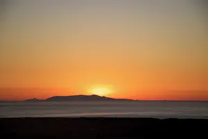 Seascapes: 80196840 Sunset - over ocean seascape and Asinara