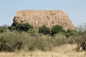 Laikipia: 80198174 Rock Outcrop - dryland savannah landscape