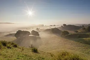 Broesarps: 80198618 Broesarps Backar Hills - in morning fog