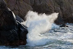 Skne: 80199027 Wave - at coastline Visitgrotta, Kullaberg
